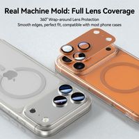 Elago – protecteur d'objectif de caméra en verre trempé 9H, pour 17 Pro Max, épaisseur de 0.33mm, 3D Radian, résistant aux rayures, anti-empreintes digitales