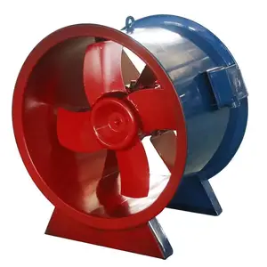 Damper ile kanal tipi havalandırma Fan eksenel akış yüksek basınçlı Fan