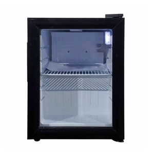 Refrigerador Compacto Vanace SC 21L con Luz LED Personalizada, Puerta de Vidrio, Enfriador de Bebidas Energéticas y Chocolate, Mini Refrigerador con Compresor - Product Image 2