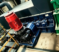 Écran à rouleaux GZJS2424 1600t/h avec moteur, boîte de vitesses et roulement pour la construction de carrières de calcaire
