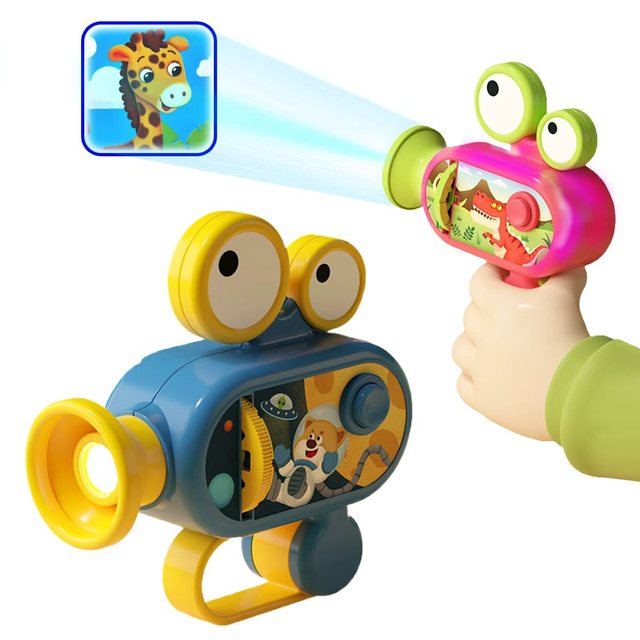 Wholesale Cute Cartoon Children's Projector Light Educational Flashlight Toy for Night Photo Picture Bedtime Learning Fun
