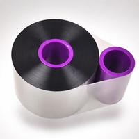 Ruban de transfert thermique en résine de cire de qualité alimentaire bleu, 53 mm * 1100 m, compatible avec Videojet 6420, pour sacs à collation