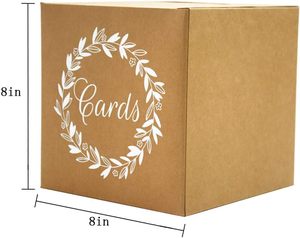 <strong>Wedding</strong> Favors <strong>Post</strong> <strong>Box</strong> Cardboard <strong>Wedding</strong> Party <strong>Box</strong> Kraft Card <strong>Box</strong> for Party Decor Table Centerpiece - Product Image 5