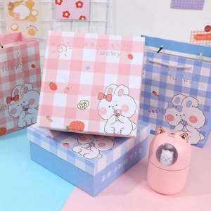 Coffret Cadeau Fête des Enfants Anniversaire Motif Lapin Dessin Animé Mignon Personnalisé Tendance Multi-Occasions Sérigraphié - Product Image 4