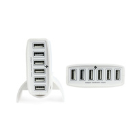 Adaptateur de voyage USB 6USB, 60W, grande vitesse, multi-chargeur, livraison gratuite
