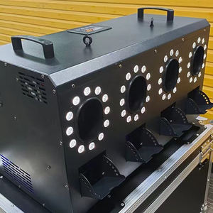 DMX 8 Kanal 3000W LED RGBW Kuru Buz Sis Duman Kabarcık Makinesi 4 Delikli 48*3W Elektrikli Uzaktan Kumandalı Metal Düğün Bar Parti Sahne - Product Image 4