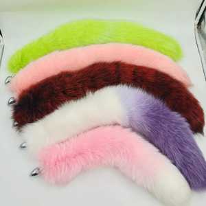 Cola de zorro para chica, cola larga, cola de animal, tapón para culo, lesbiana - Product Image 2