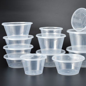 Custom Eco Friendly Restaurant Round Disposable Microwave Plastic Takeaway Food Containers