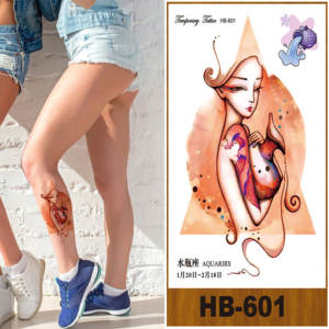 Tatuajes Temporales Impermeables de <span class=keywords><strong>Media</strong></span> Manga para <span class=keywords><strong>Hombre</strong></span> y Mujer, Diseño Ecológico de Xfashion, Adhesivo de Tatuaje de Manga Personalizable - Product Image 5