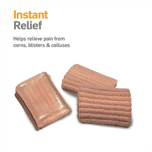 Manchons <span class=keywords><strong>de</strong></span> tubulure réutilisables pour protéger et amortir les <span class=keywords><strong>cors</strong></span>, les ampoules, les verrues plantaires, les plaies <span class=keywords><strong>de</strong></span> pression, les callosités sur les pieds, les orteils et les doigts. - Product Image 2