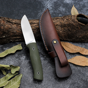 Di alta qualità G10 manico fisso 8 cr13 lama in acciaio sopravvivenza campeggio all'aperto lama fissa coltello da caccia con guaina in pelle - Product Image 5