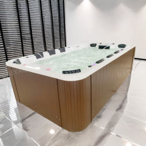 <span class=keywords><strong>Spa</strong></span> extérieur de luxe 10 <span class=keywords><strong>places</strong></span> bain à remous avec 8 sièges et <span class=keywords><strong>2</strong></span> inclinables Yacuzzi Massage Jakuzzi avec LED et fonctions Bluetooth - Product Image 3