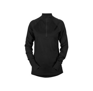 Couche de base haut à demi-fermeture éclair <span class=keywords><strong>sous</strong></span>-vêtement léger à séchage rapide pour femmes et hommes et garçons 100% laine mérinos - Product Image 3