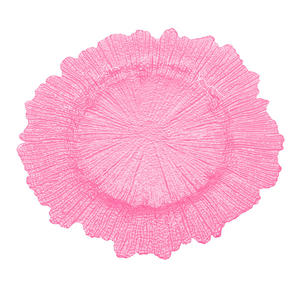 وصل حديثًا زجاج وردي لطيف فاخر للزينة طبق زجاجي لحفلات الزفاف الحدث استخدام الفندق - Product Image 4