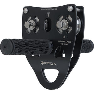 Polea de Escalada Xinda, Polea Manual de Doble Eje para Cable de 9-13 mm, Polea para Tirolina - Product Image 1