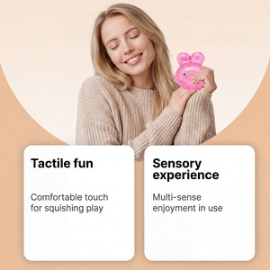 Jouet Squishy en Gelée, Lapin Simulé Mignon et Ludique, Jouet Anti-Stress en TPR avec Option Logo Personnalisé - Product Image 3