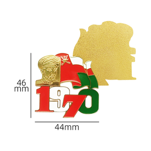 En Stock Oman <span class=keywords><strong>Sultan</strong></span> Portrait émail épinglette fête nationale commémorative téléphone autocollant Nov 18 Festival hommage Souvenirs personnalisé - Product Image 2