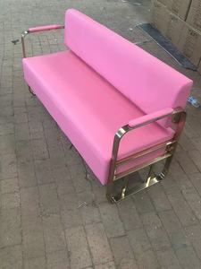 Ensemble d'équipements de salon de coiffure de haute qualité au design moderne, rose, avec fauteuils de lavage – Pack mobilier de salon de coiffure - Product Image 3
