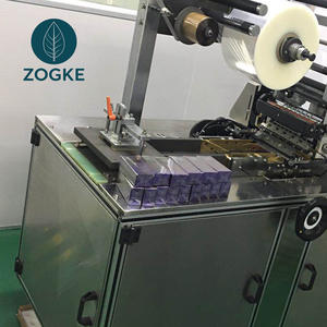 Machine d'emballage automatique de cigarettes électrique avec PLC et moteur, emballage sous film haute précision pour l'alimentation et le tabac - Product Image 1