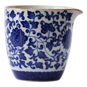 Blue And White Porcelain Fair <b>Cup</b> Cylinder Shape Dehua Ceramic <b>Tea</b> Dispenser Kung Fu <b>Tea</b> <b>Set</b> Accessory Without Lid - Product Image 5