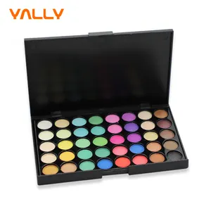 Nhãn Hiệu Riêng Logo 40 Màu Sắc Bóng Mắt Thuần Chay Trang Điểm Long Lanh Không Thấm Nước Matte Eyeshadow Palette