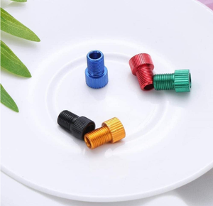 Nouveaux accessoires de vélo, embout en aluminium coloré pour <span class=keywords><strong>valve</strong></span> de pneu de vélo, adaptateur de <span class=keywords><strong>valve</strong></span> <span class=keywords><strong>Presta</strong></span> vers <span class=keywords><strong>valve</strong></span> Schrader, bouchons anti-poussière - Product Image 5