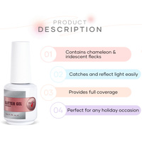 Missgel Gel Pailleté de Haute Qualité Organisateur de Vernis Gelisch Vernis Permanent Professionnel Ongle Gel UV