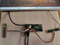 23,8 Zoll TFT LCD Bildschirmmodul 1920x1080 30-Pin LVDS 350 Nits Helligkeit MV238FHM-N10 Original Neues LCD Kundenspezifisches LCD-Panel