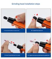 Kit de stylo de gravure électrique sans fil, outil rotatif à chargement Type-C avec accessoires pour le polissage, le perçage et la sculpture