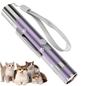 Hot Selling Luxury Eco-Friendly Infrared Laser <b>Cat</b> Teaser Stick Multi-Pattern Projection Fun <b>Interactive</b> Pet Movement <b>Toys</b> Metal - Product Image 1
