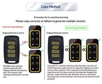 Télécommande intelligente de clonage de code pour barrière de garage, dispositif de transmission de signal multifréquence