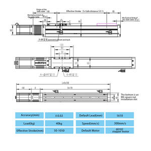 Nhà Máy Giá Độ Chính Xác Cao Bóng Vít Tuyến Tính Đường Sắt Hướng Dẫn Chuyển Động Hệ Thống Định Vị - Product Image 3