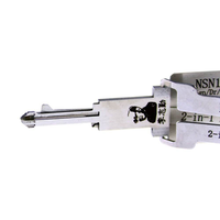 LISHI NSN11 Outil de décodage et de déverrouillage 2-en-1 en acier inoxydable pour serrures de portières de voitures Nissan