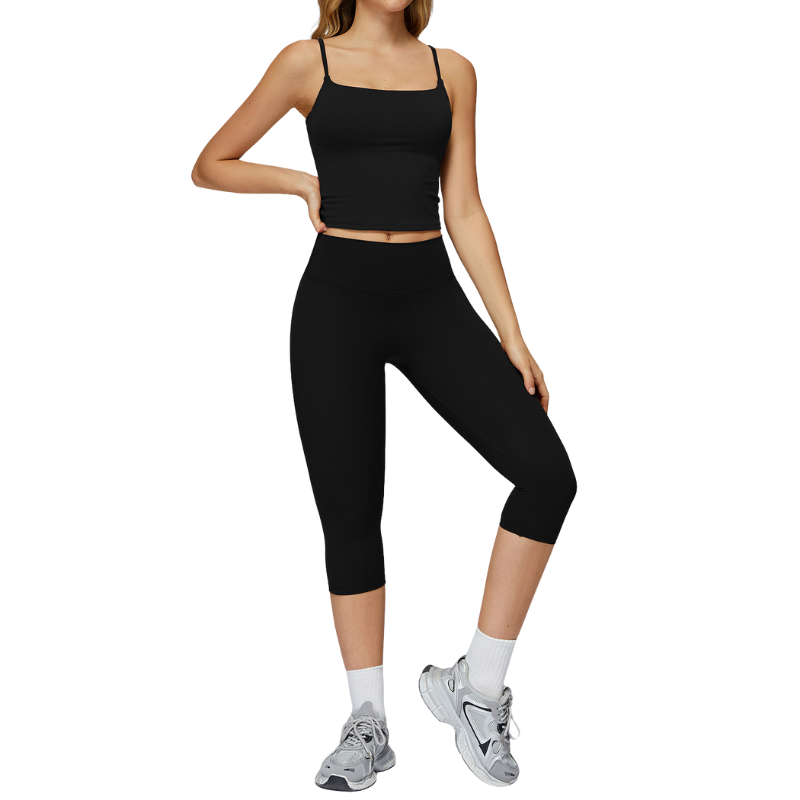 บราสีดำ+เลกกิ้งกลาง