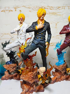 Figura de Acción de PVC de 24 cm de Sanji en Traje de Combate Negro, Blanco y Rojo, del Anime GK <span class=keywords><strong>One</strong></span> <span class=keywords><strong>Piece</strong></span>, Modelo Coleccionable Unisex - Product Image 4