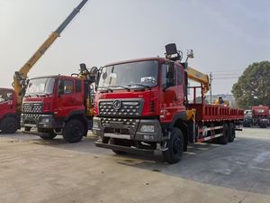 Грузовик Dongfeng 6x4 с краном-манипулятором 12 тонн, гидравлический телескопический кран для подъема и транспортировки тяжелых грузов, прямые продажи с завода - Product Image 1