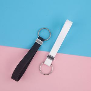 Hot Sale Silicone Wrist Keychain Bracelet with Metal Key Ring, Portable Auto <b>Car</b> Key Holder <b>Lanyard</b> Strap Accessory - Product Image 2