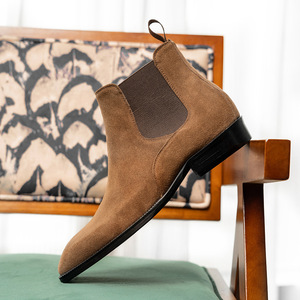 Zapatos de Cuero Genuino Hechos a Medida, Lujosos, Casuales, de Suela Gruesa, Formales, de Punta, Transpirables, que Aumentan la Estatura, para Bodas - Product Image 6