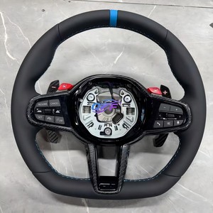 Volante Deportivo LED <span class=keywords><strong>M</strong></span> Performance para M3 E92 335i con Cuero de Fibra de Carbono y Otros Materiales - Product Image 2