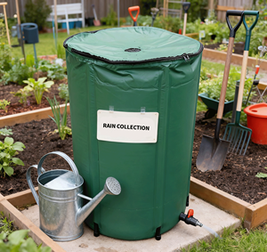 Baril <span class=keywords><strong>de</strong></span> <span class=keywords><strong>pluie</strong></span> en PVC durable <span class=keywords><strong>de</strong></span> 50L avec robinet pour l'irrigation du jardin et le stockage extérieur Machines <span class=keywords><strong>de</strong></span> traitement <span class=keywords><strong>de</strong></span> l'<span class=keywords><strong>eau</strong></span> pour l'arrosage des plantes - Product Image 3