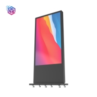 Écran tactile vertical de 86 pouces, refroidi par air et résistant à la chaleur, étanche IP65, affichage professionnel