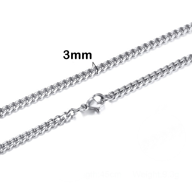 Silver-20cm * 3mm