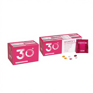 Paquete de Nutrición Multivitamínico y Colágeno para Mujeres, 30 Paquetes, Personalizable OEM - Product Image 1
