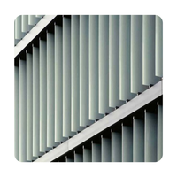 Fenêtres pare-soleil extérieures Cadre en aluminium Fenêtres à persiennes réglables en verre Fenêtre à obturateur à persiennes en aluminium