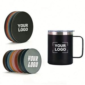 Sous-verres personnalisés gravés au laser pour entreprises, cadeaux promotionnels pour hôtels, restaurants et maisons, vente en gros - Product Image 1