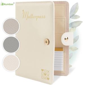 Excellent Crème Or Maternité <span class=keywords><strong>Allemand</strong></span> <span class=keywords><strong>Passeport</strong></span> Couverture Organisateur Mère Enfant <span class=keywords><strong>Passeport</strong></span> avec 8 Compartiments - Product Image 1