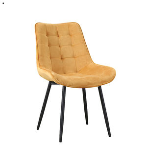 <span class=keywords><strong>Chaise</strong></span> <span class=keywords><strong>scandinave</strong></span> de luxe en <span class=keywords><strong>tissu</strong></span> d'ameublement, chaises de salle à manger en daim, chaises de loisirs modernes en <span class=keywords><strong>tissu</strong></span> froissé, capitonnées, velours français Navi - Product Image 4