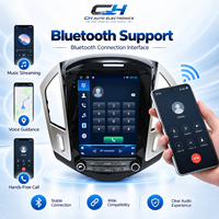 Radio Mobil Tesla Style OLED Android 12 9,7 inci untuk Chevrolet Cruze 2012-2015, GPS DSP CarPlay Multimedia Player