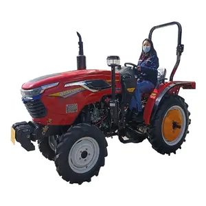 Tractor de rueda potente para granja, maquinaria agrícola 50HP SL504 SL554 DF-554 4x2 4x4 4wd
