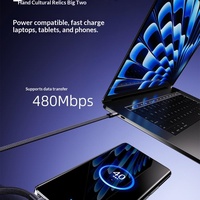 Soporte para Teléfono PHCC con Carga Rápida de 240W, Cable de Cobre Puro con Trenzado de Nailon, Rotación de 360°, Multiángulo, Tipo-C, para iPhone e Impresora